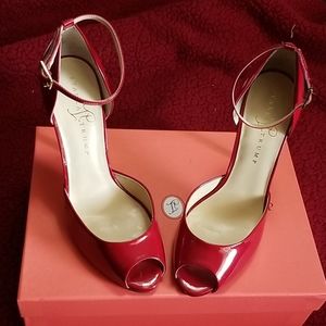 Ivanka Trump Red Peep Toe Pump